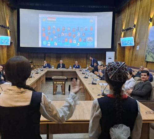 КОНФЕРЕНСИЯИ ИЛМИЮ АМАЛИИ ҶУМҲУРИЯВӢ БАХШИДА БА РӮЗИ ПРЕЗИДЕНТ ВА СОЛГАРДИ ИҶЛОСИЯИ XVI ШУРОИ ОЛИИ ҶУМҲУРИИ ТОҶИКИСТОН ТАҲТИ УНВОНИ «ПРЕЗИДЕНТ, ИҶЛОСИЯИ 16-И ШУРОИ ОЛӢ ВА ТАҲКИМИ ПОЯҲОИ ИСТИҚЛОЛИ ДАВЛАТӢ» image 5