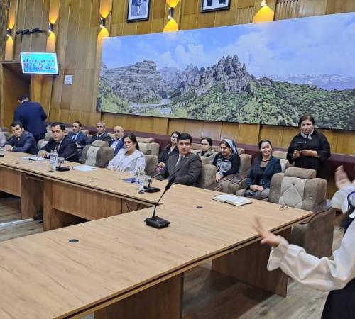 КОНФЕРЕНСИЯИ ИЛМИЮ АМАЛИИ ҶУМҲУРИЯВӢ БАХШИДА БА РӮЗИ ПРЕЗИДЕНТ ВА СОЛГАРДИ ИҶЛОСИЯИ XVI ШУРОИ ОЛИИ ҶУМҲУРИИ ТОҶИКИСТОН ТАҲТИ УНВОНИ «ПРЕЗИДЕНТ, ИҶЛОСИЯИ 16-И ШУРОИ ОЛӢ ВА ТАҲКИМИ ПОЯҲОИ ИСТИҚЛОЛИ ДАВЛАТӢ» image 14